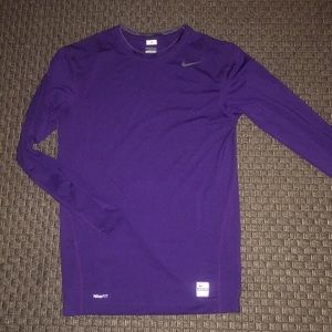 LSU football compression shirt